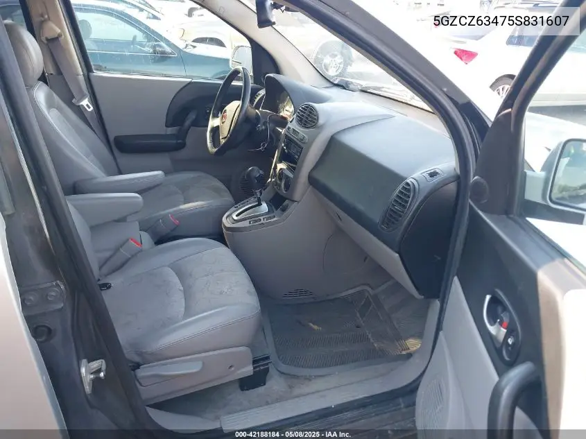 2005 Saturn Vue V6 VIN: 5GZCZ63475S831607 Lot: 42188184