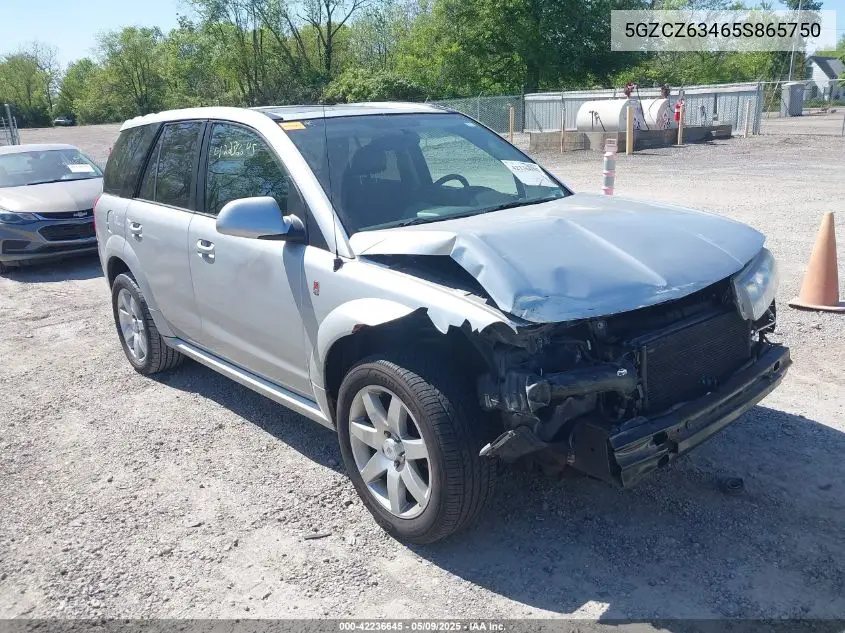 2005 Saturn Vue V6 VIN: 5GZCZ63465S865750 Lot: 42236645