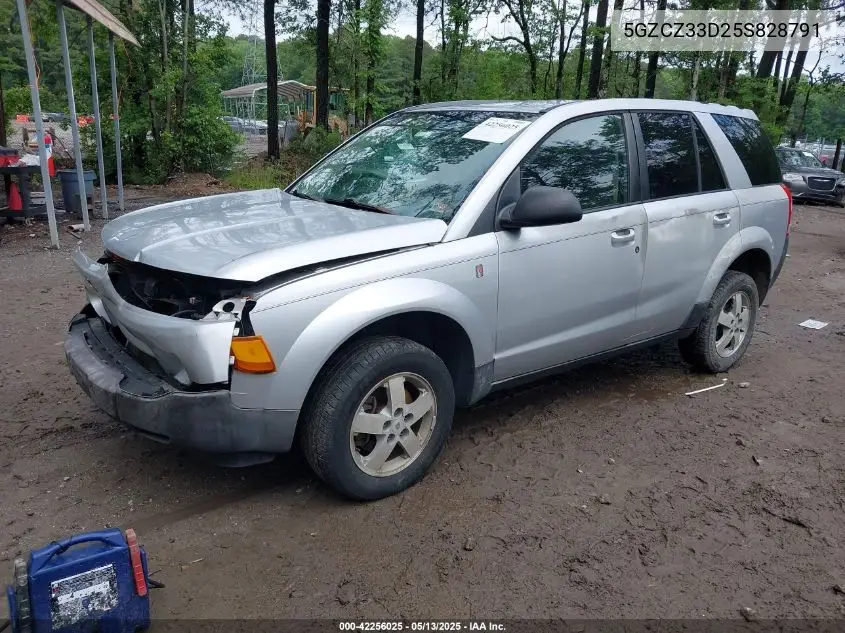 2005 Saturn Vue 4 Cyl VIN: 5GZCZ33D25S828791 Lot: 42256025