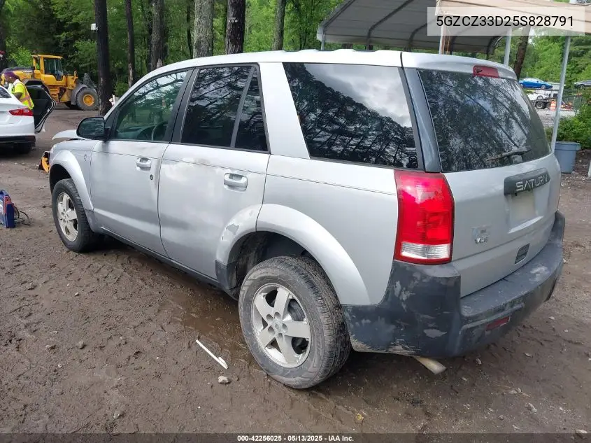 2005 Saturn Vue 4 Cyl VIN: 5GZCZ33D25S828791 Lot: 42256025