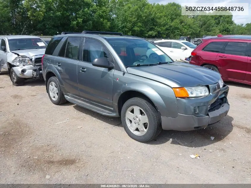 2005 Saturn Vue V6 VIN: 5GZCZ63445S848736 Lot: 42482523