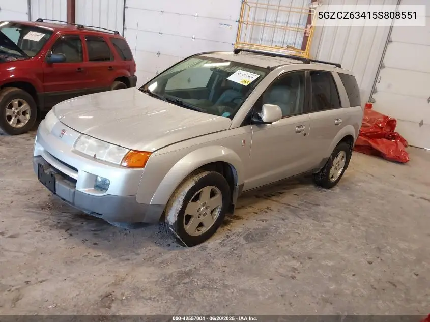 2005 Saturn Vue V6 VIN: 5GZCZ63415S808551 Lot: 42557004