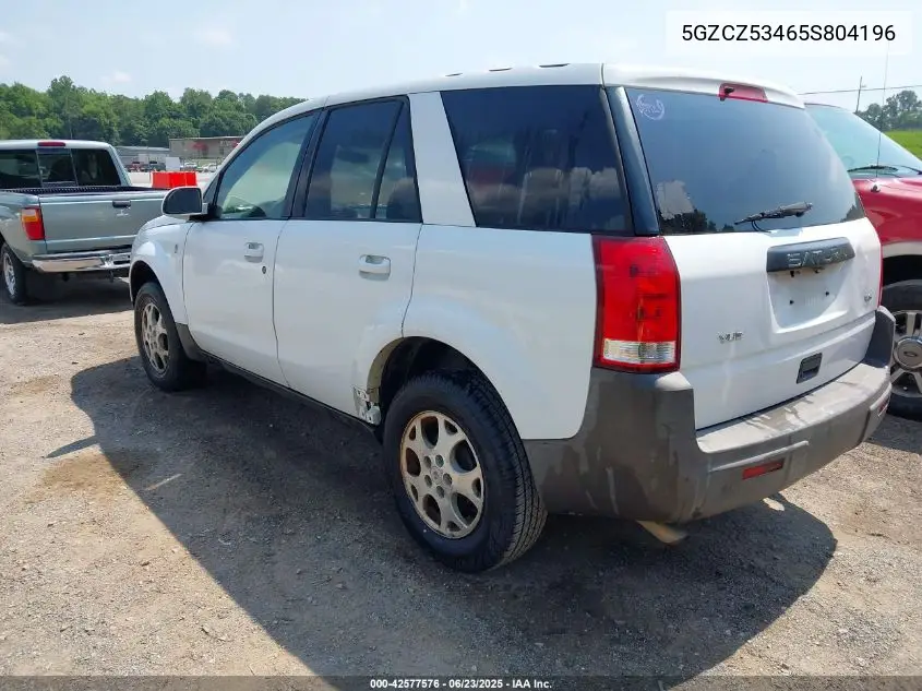 2005 Saturn Vue V6 VIN: 5GZCZ53465S804196 Lot: 42577576