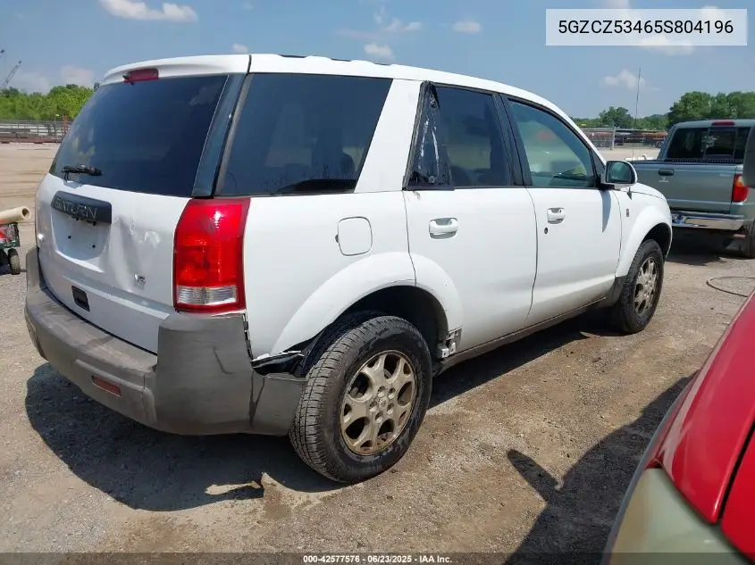 2005 Saturn Vue V6 VIN: 5GZCZ53465S804196 Lot: 42577576