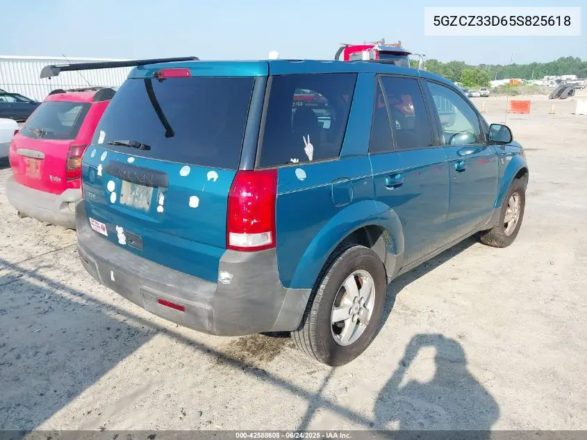2005 Saturn Vue 4 Cyl VIN: 5GZCZ33D65S825618 Lot: 42588608