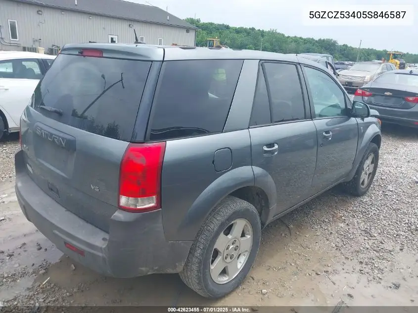2005 Saturn Vue V6 VIN: 5GZCZ53405S846587 Lot: 42623455