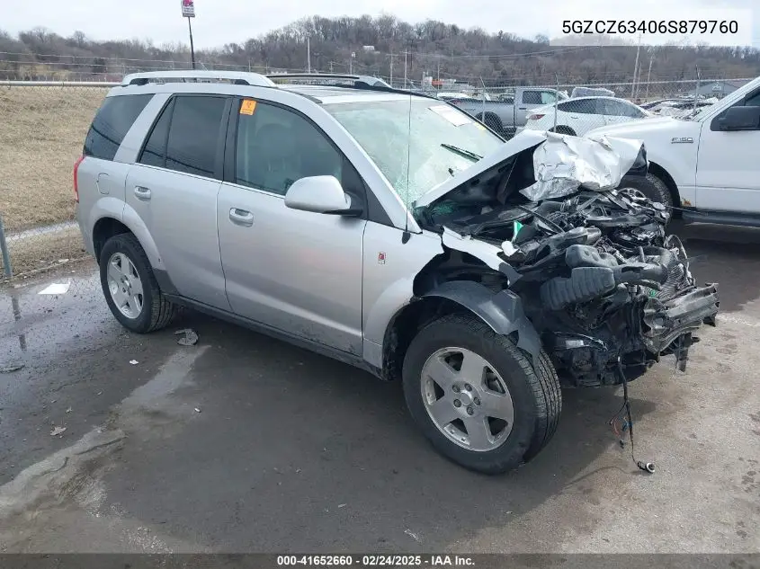 2006 Saturn Vue V6 VIN: 5GZCZ63406S879760 Lot: 41652660