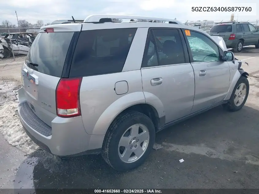 2006 Saturn Vue V6 VIN: 5GZCZ63406S879760 Lot: 41652660