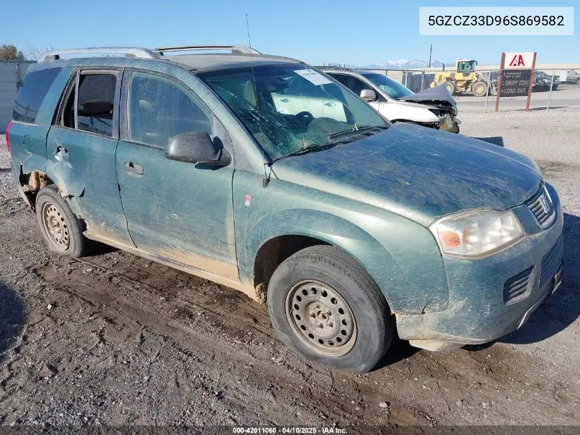 2006 Saturn Vue 4 Cyl VIN: 5GZCZ33D96S869582 Lot: 42011060