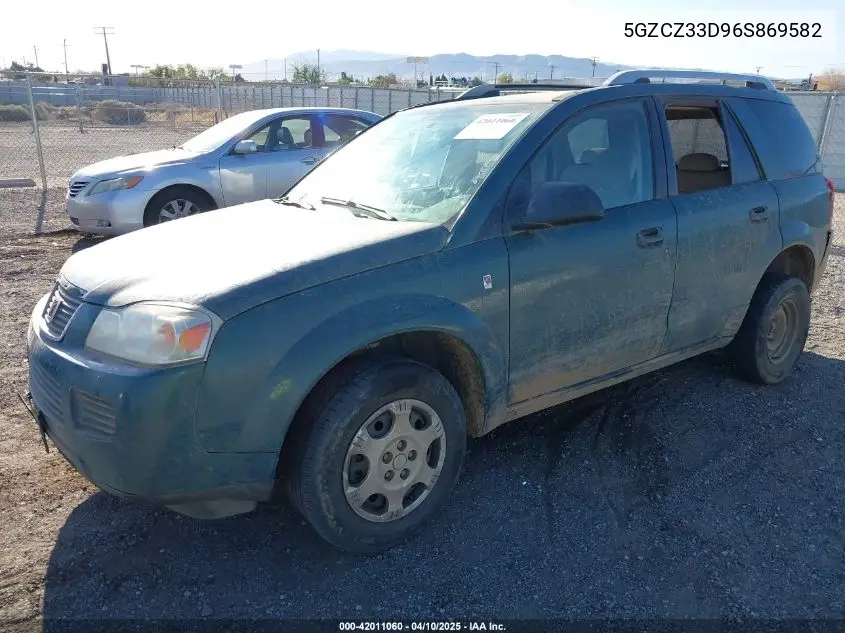 2006 Saturn Vue 4 Cyl VIN: 5GZCZ33D96S869582 Lot: 42011060