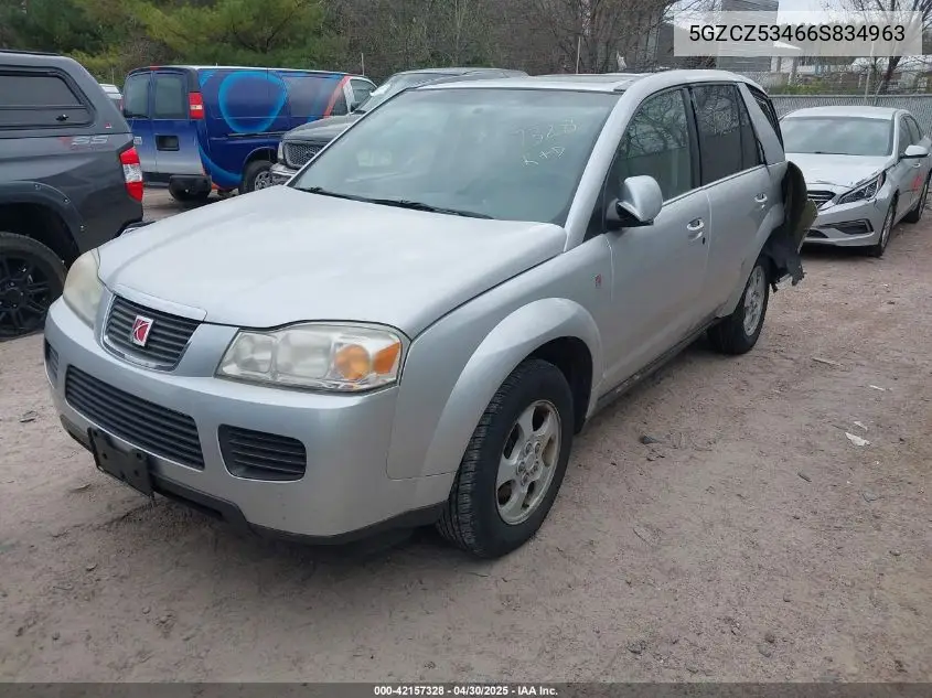 2006 Saturn Vue V6 VIN: 5GZCZ53466S834963 Lot: 42157328