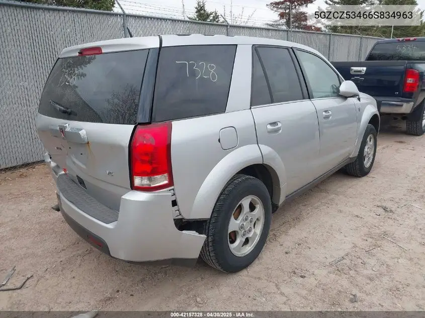 2006 Saturn Vue V6 VIN: 5GZCZ53466S834963 Lot: 42157328