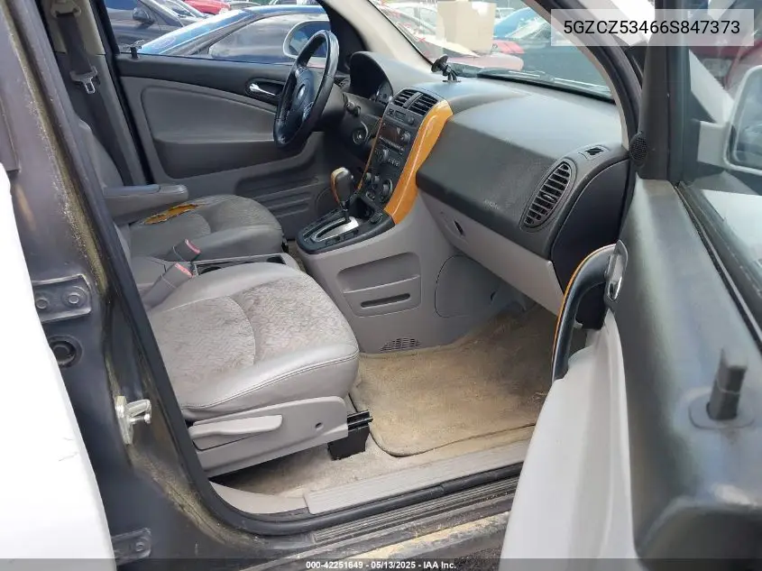 2006 Saturn Vue V6 VIN: 5GZCZ53466S847373 Lot: 42251649