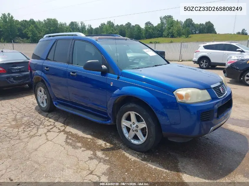 2006 Saturn Vue 4 Cyl VIN: 5GZCZ33D26S808249 Lot: 42455128