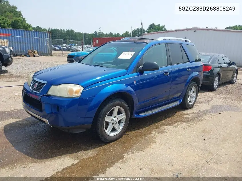2006 Saturn Vue 4 Cyl VIN: 5GZCZ33D26S808249 Lot: 42455128