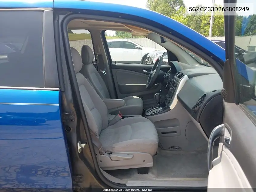 2006 Saturn Vue 4 Cyl VIN: 5GZCZ33D26S808249 Lot: 42455128