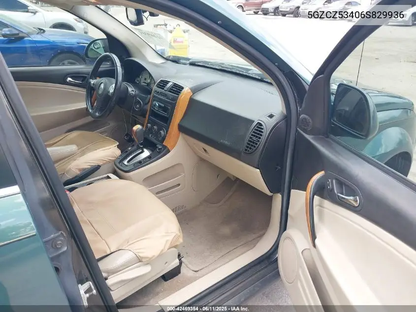 2006 Saturn Vue V6 VIN: 5GZCZ53406S829936 Lot: 42469354
