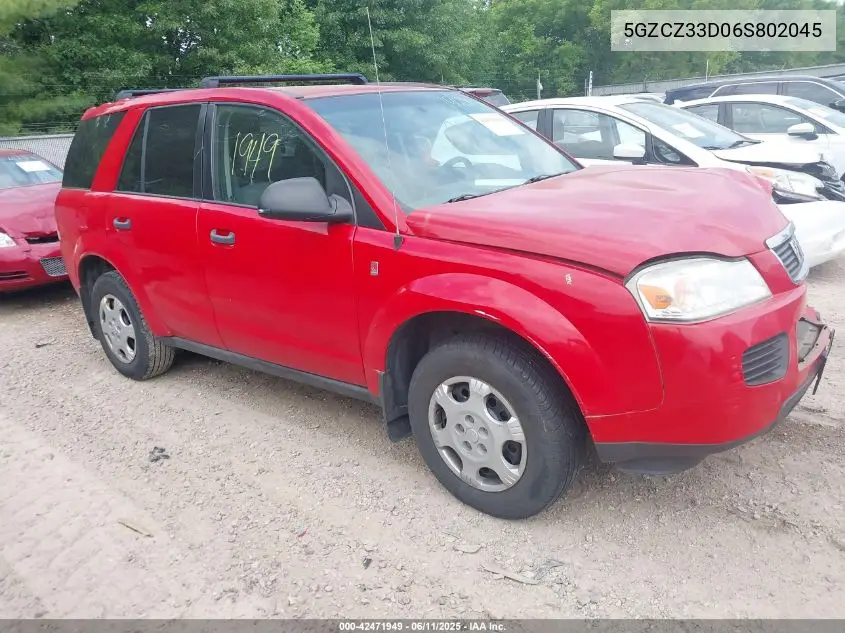 2006 Saturn Vue 4 Cyl VIN: 5GZCZ33D06S802045 Lot: 42471949