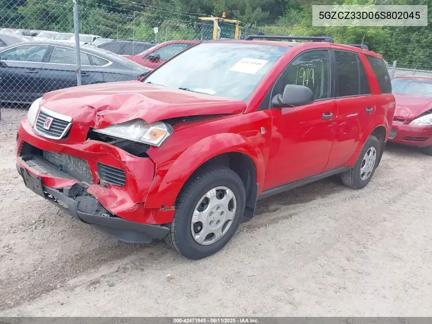 2006 Saturn Vue 4 Cyl VIN: 5GZCZ33D06S802045 Lot: 42471949