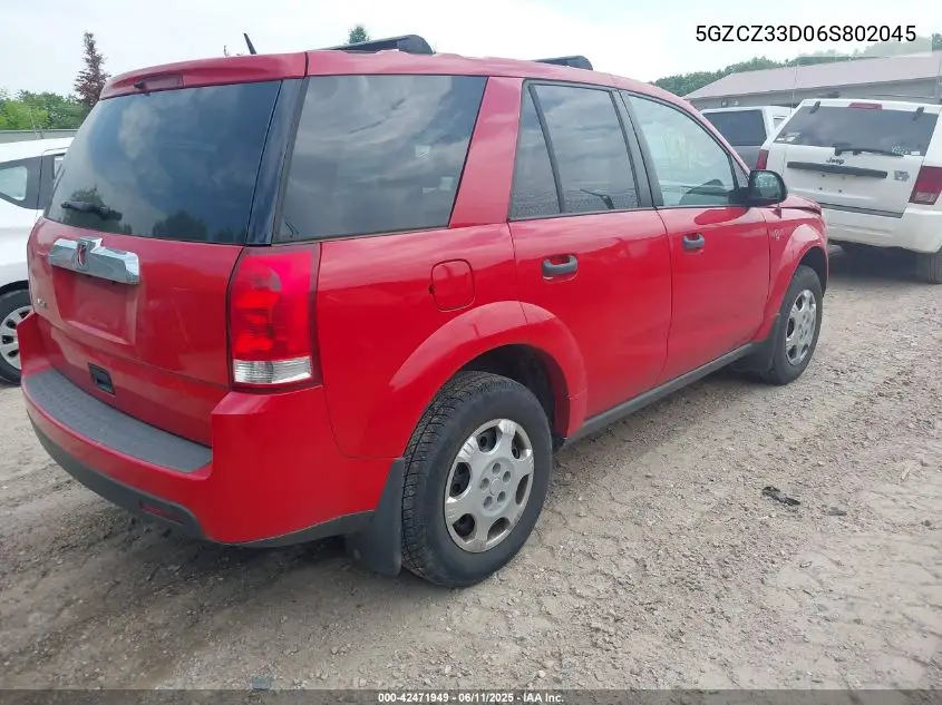 2006 Saturn Vue 4 Cyl VIN: 5GZCZ33D06S802045 Lot: 42471949
