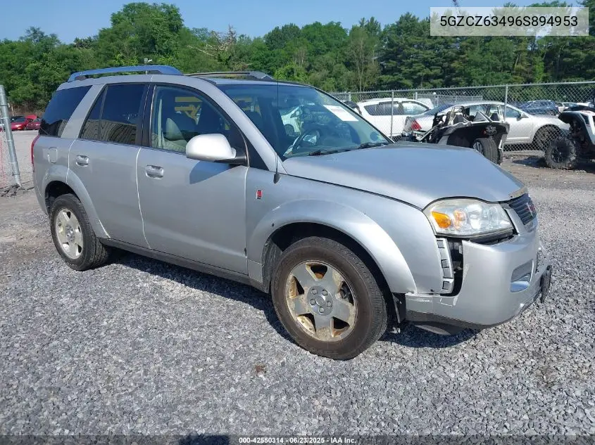 2006 Saturn Vue V6 VIN: 5GZCZ63496S894953 Lot: 42550314