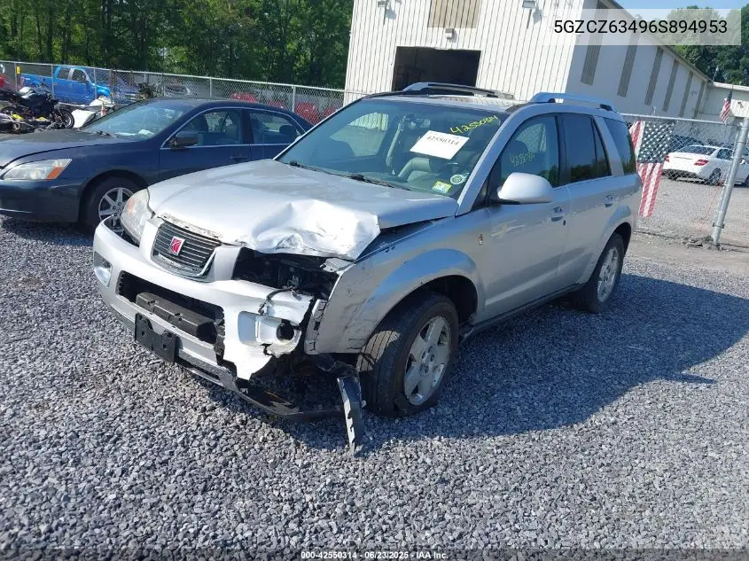 2006 Saturn Vue V6 VIN: 5GZCZ63496S894953 Lot: 42550314