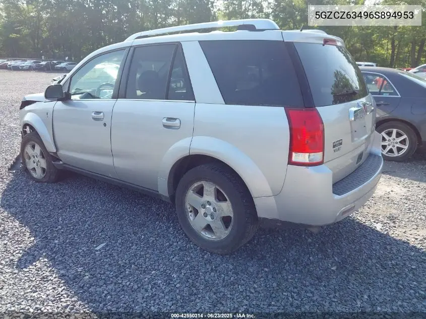 2006 Saturn Vue V6 VIN: 5GZCZ63496S894953 Lot: 42550314