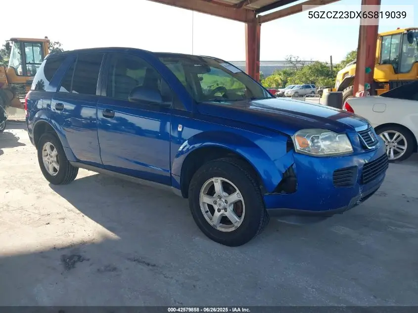 2006 Saturn Vue 4 Cyl VIN: 5GZCZ23DX6S819039 Lot: 42579858