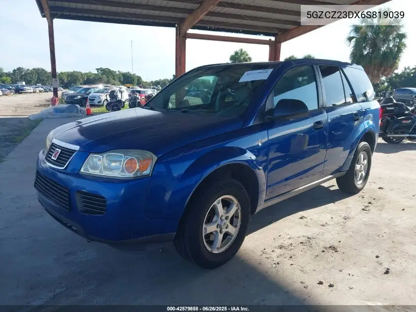 2006 Saturn Vue 4 Cyl VIN: 5GZCZ23DX6S819039 Lot: 42579858