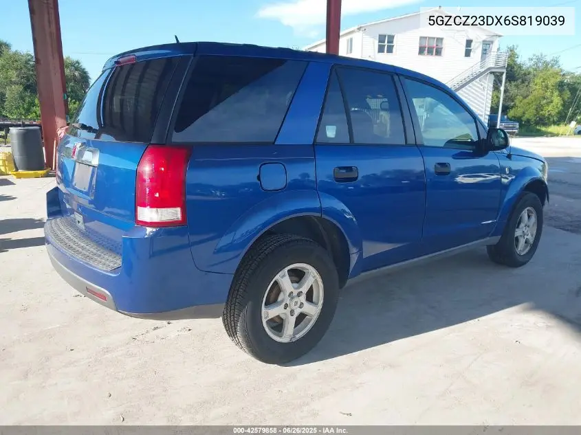 2006 Saturn Vue 4 Cyl VIN: 5GZCZ23DX6S819039 Lot: 42579858