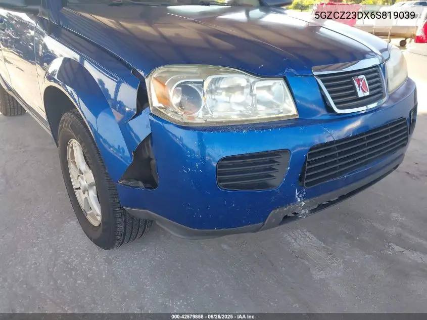 2006 Saturn Vue 4 Cyl VIN: 5GZCZ23DX6S819039 Lot: 42579858