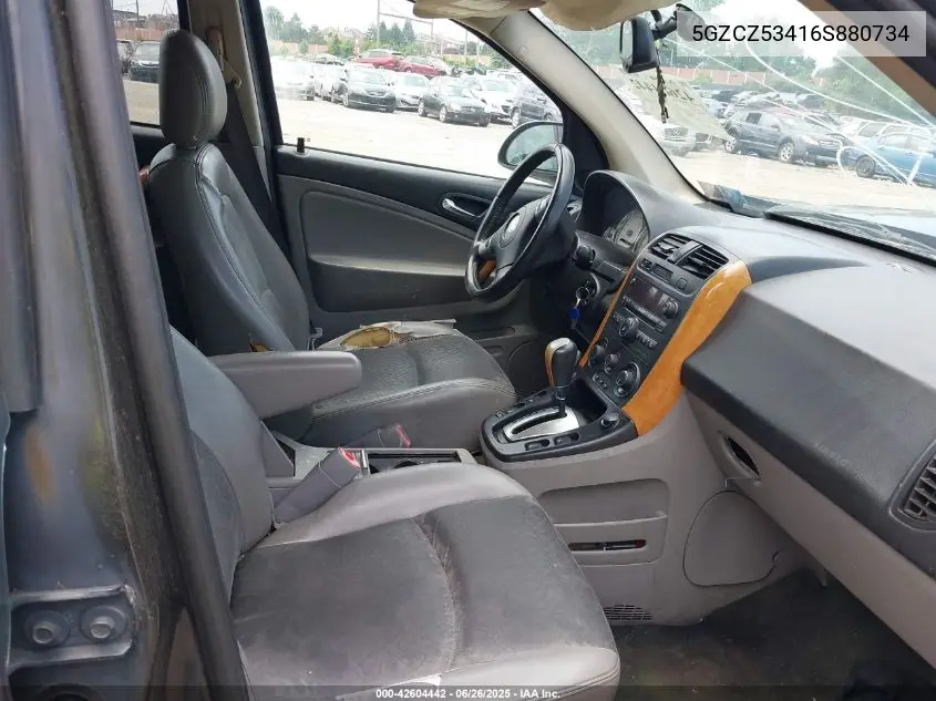 2006 Saturn Vue V6 VIN: 5GZCZ53416S880734 Lot: 42604442