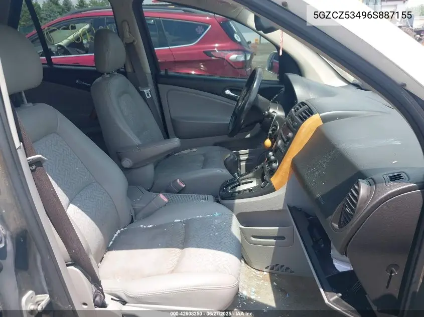 2006 Saturn Vue V6 VIN: 5GZCZ53496S887155 Lot: 42608250
