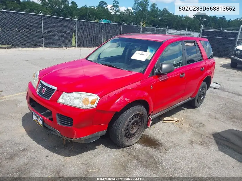 2006 Saturn Vue 4 Cyl VIN: 5GZCZ33D66S813552 Lot: 42616854
