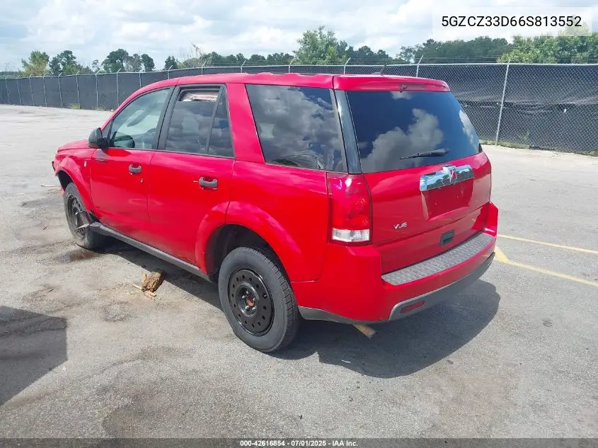 2006 Saturn Vue 4 Cyl VIN: 5GZCZ33D66S813552 Lot: 42616854