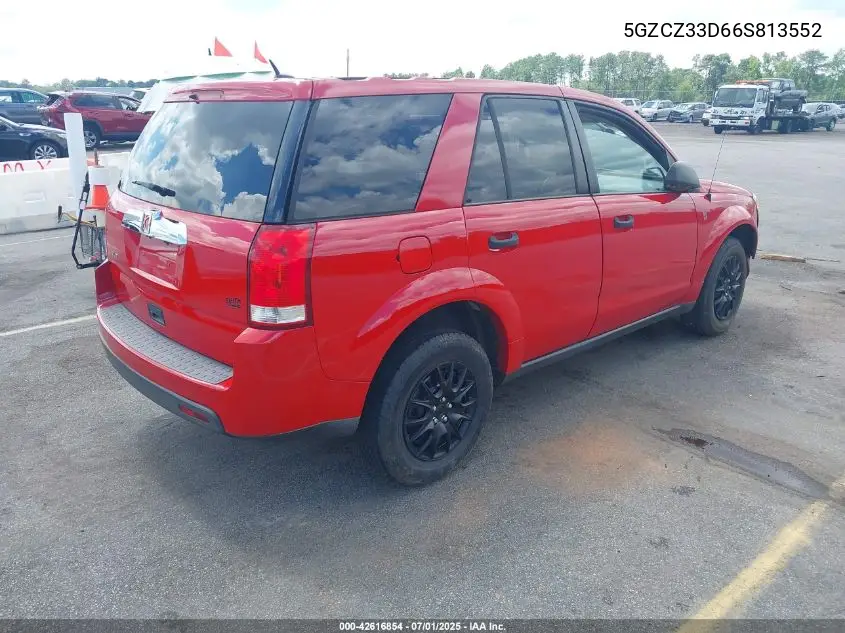 2006 Saturn Vue 4 Cyl VIN: 5GZCZ33D66S813552 Lot: 42616854