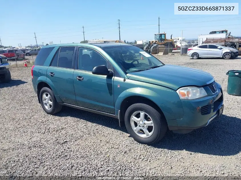 2006 Saturn Vue 4 Cyl VIN: 5GZCZ33D66S871337 Lot: 42708879