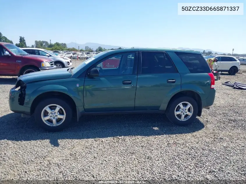 2006 Saturn Vue 4 Cyl VIN: 5GZCZ33D66S871337 Lot: 42708879