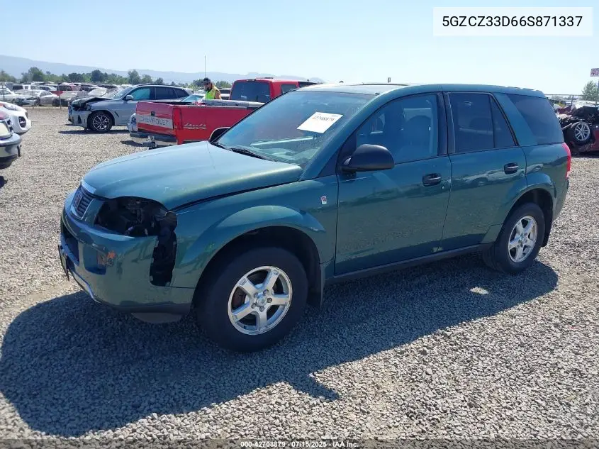 2006 Saturn Vue 4 Cyl VIN: 5GZCZ33D66S871337 Lot: 42708879