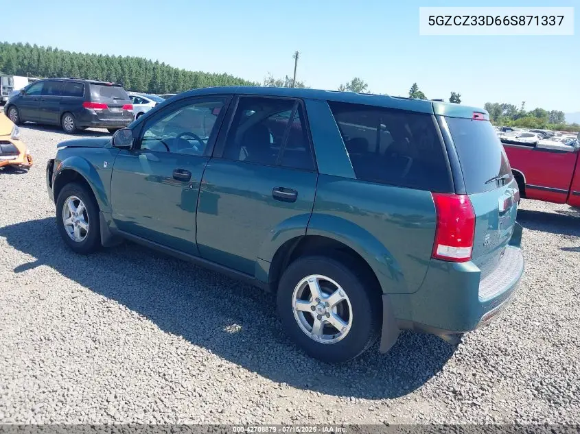 2006 Saturn Vue 4 Cyl VIN: 5GZCZ33D66S871337 Lot: 42708879