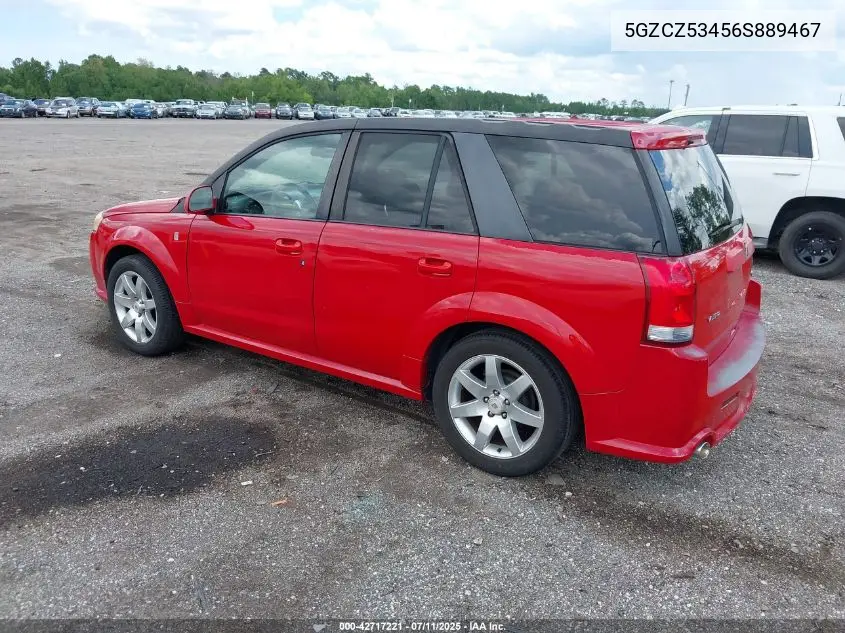 2006 Saturn Vue V6 VIN: 5GZCZ53456S889467 Lot: 42717221