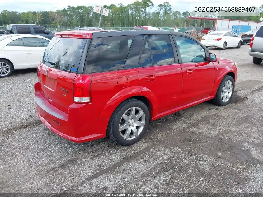 2006 Saturn Vue V6 VIN: 5GZCZ53456S889467 Lot: 42717221