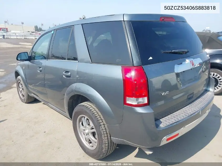 2006 Saturn Vue V6 VIN: 5GZCZ53406S883818 Lot: 42737050