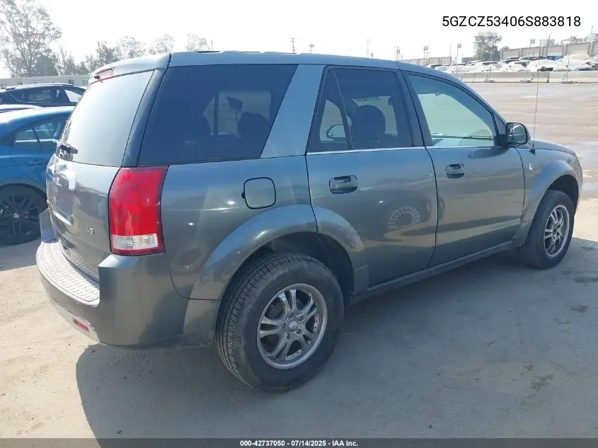 2006 Saturn Vue V6 VIN: 5GZCZ53406S883818 Lot: 42737050
