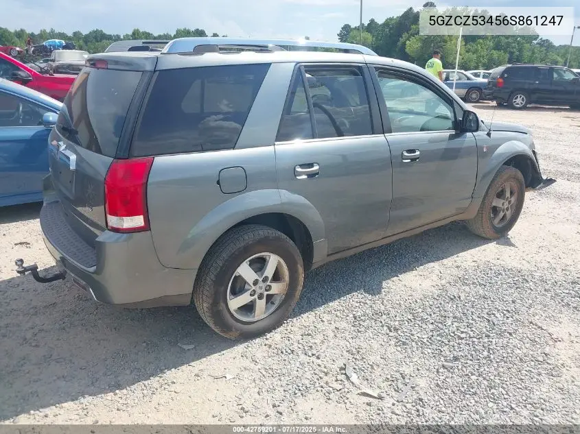 2006 Saturn Vue V6 VIN: 5GZCZ53456S861247 Lot: 42759201