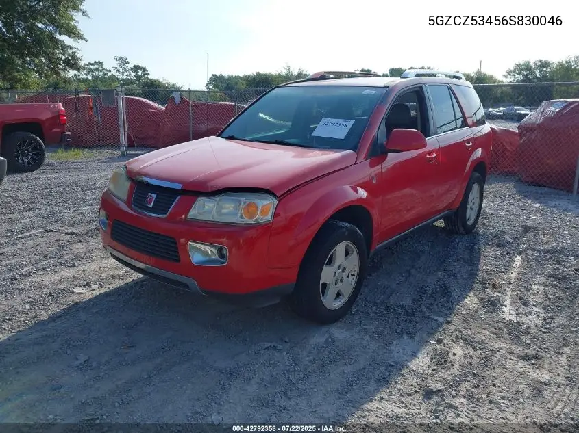 2006 Saturn Vue V6 VIN: 5GZCZ53456S830046 Lot: 42792358