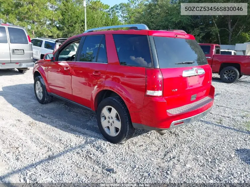 2006 Saturn Vue V6 VIN: 5GZCZ53456S830046 Lot: 42792358