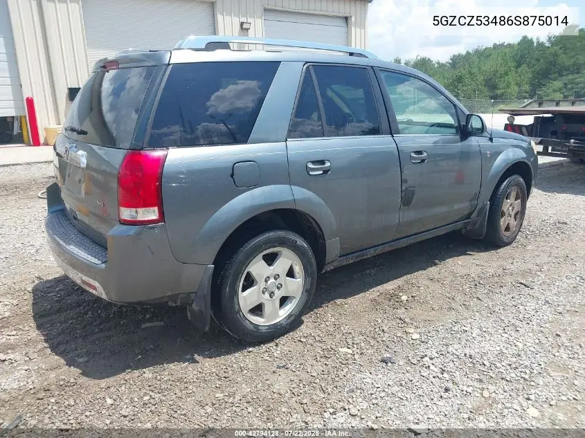 2006 Saturn Vue V6 VIN: 5GZCZ53486S875014 Lot: 42794128
