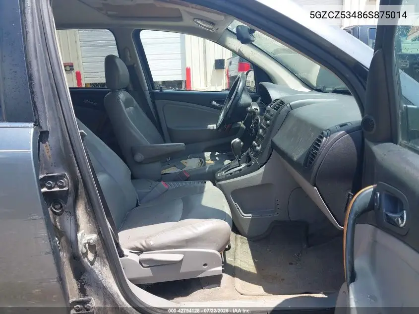 2006 Saturn Vue V6 VIN: 5GZCZ53486S875014 Lot: 42794128