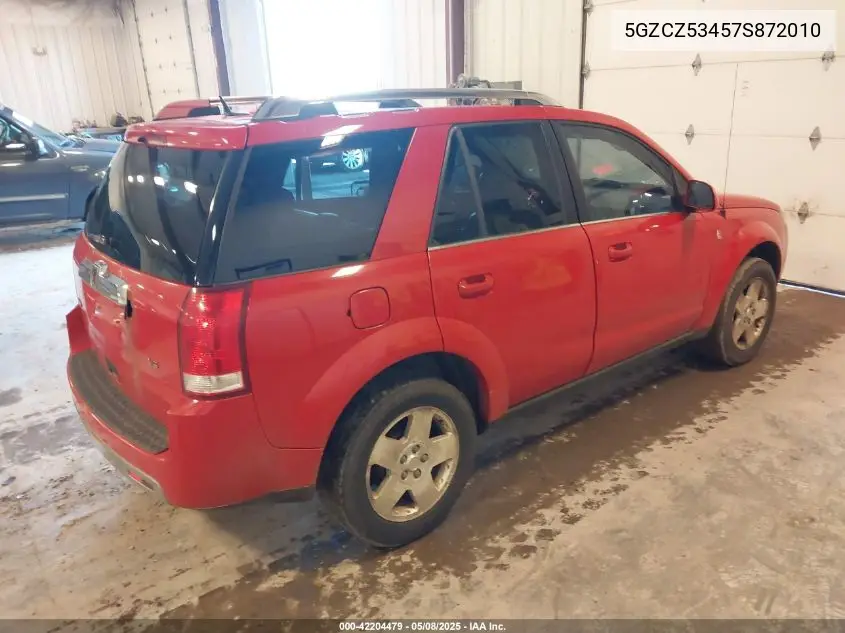 2007 Saturn Vue V6 VIN: 5GZCZ53457S872010 Lot: 42204479